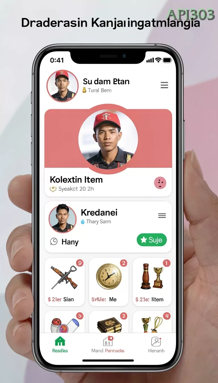 Cuplikan layar MVP789 — menu navigasi